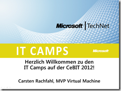 Virtualisierng IT-Camp CeBIT 2012