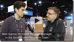 Videointerview with Matt Garson about Storage Spaces Thumb2