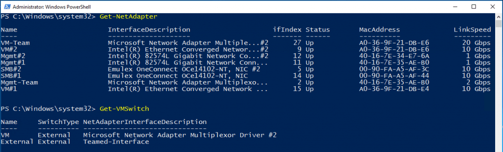 Switch Embedded Teaming - SET - 008