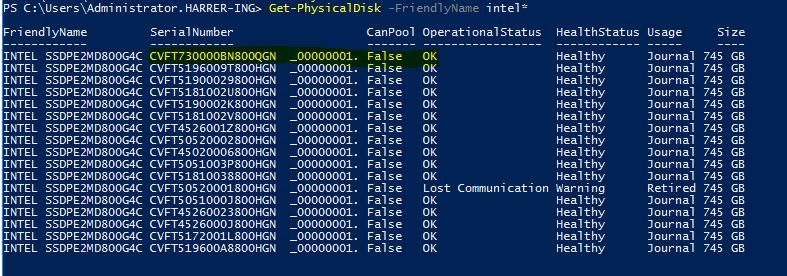 new NVMe added to StoragePool